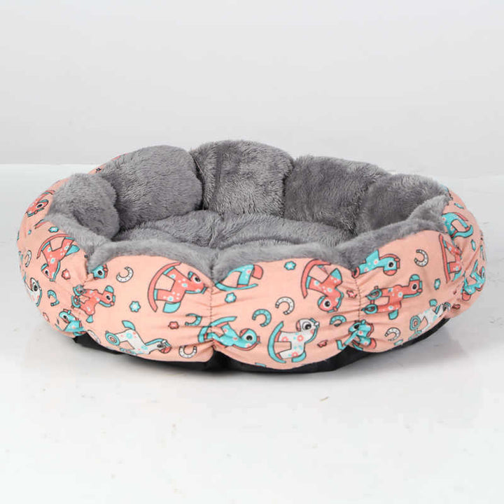Round Fluffy Calming Donut Pet Bed: The Perfect Retreat for Your Furry Friend