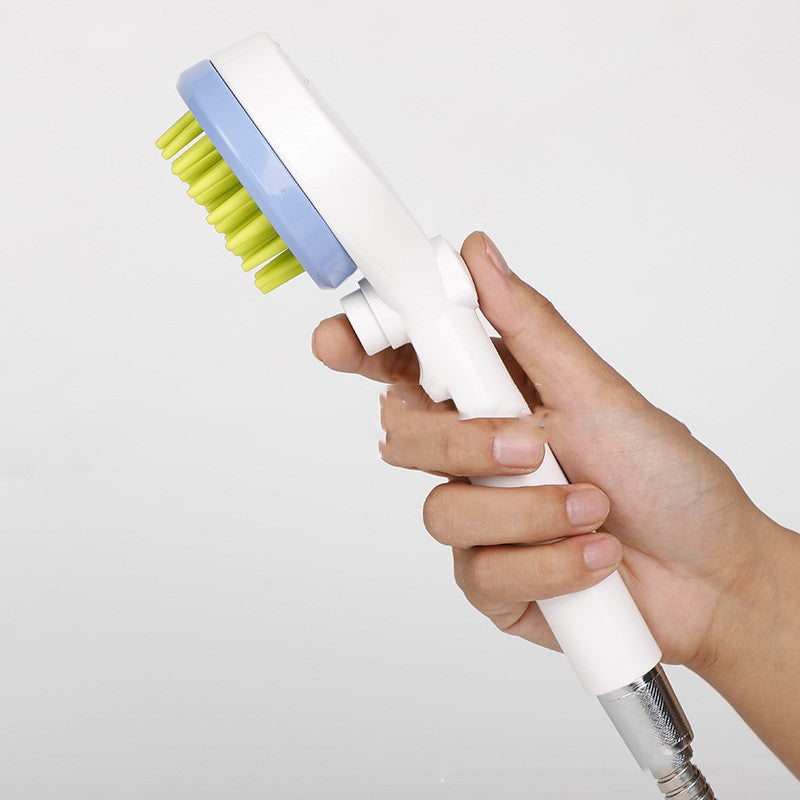 Transform Bath Time with the Pet Massage Bath Brush With Shower Head